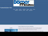doemer-metallbau.de Webseite Vorschau