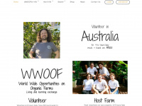 wwoof.com.au Webseite Vorschau