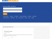 eurobrussels.com Webseite Vorschau