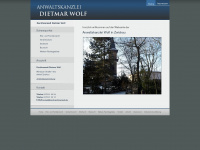 wolf-rechtsanwalt.de Webseite Vorschau