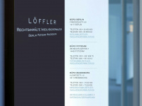 loeffler-insolvenzverwalter.de Webseite Vorschau