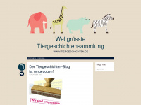 tiergeschichten.wordpress.com Webseite Vorschau