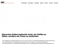 iac.ch Webseite Vorschau