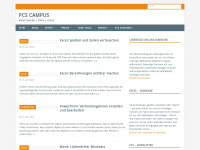 pcs-campus.de Webseite Vorschau