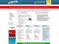 vidvd.nl Webseite Vorschau