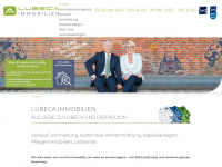 lubeca-immobilien.de Webseite Vorschau
