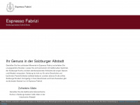 espresso-fabrizi.com Webseite Vorschau