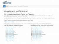 international-airport-parking.net Webseite Vorschau