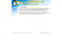 linux-zertifikat.de Webseite Vorschau