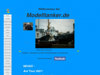 modelltanker.de Webseite Vorschau
