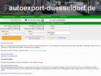 autoexport-duesseldorf.de Webseite Vorschau