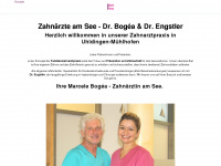 zahnarztamsee.com Webseite Vorschau