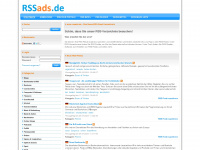 rssads.de Webseite Vorschau