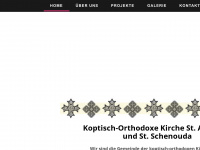 koptische-gemeinde-berlin.de Webseite Vorschau