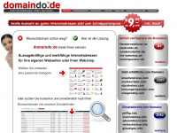 domaindo.de Webseite Vorschau