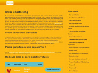 bwinsportsblog.com Webseite Vorschau