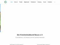 kreisheimatbund-neuss.de Webseite Vorschau