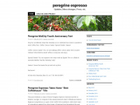 peregrineespresso.wordpress.com Webseite Vorschau