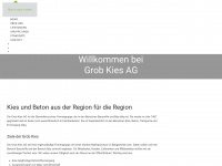 grobkies.ch Webseite Vorschau