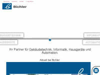 bichler.ch Webseite Vorschau