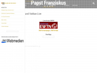 papst.co Webseite Vorschau