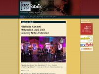 jazzinderfabrik.ch Webseite Vorschau
