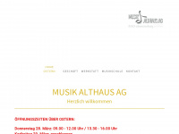musikalthaus.ch Webseite Vorschau