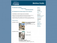 matthias-dudde.de Webseite Vorschau