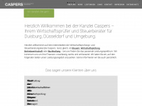 wp-caspers.de Webseite Vorschau