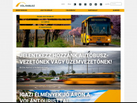 volanbusz.hu Webseite Vorschau