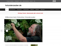 holunderzauber.de Webseite Vorschau