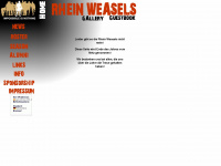 rhein-weasels.de Webseite Vorschau