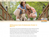 krebskranke-kinder-in-not.de Webseite Vorschau