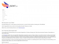 jsent.ch Webseite Vorschau