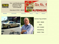 taxi-fengler.de Webseite Vorschau