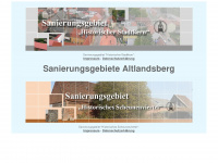 sanierung-altlandsberg.de Webseite Vorschau