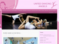 united-dancing-angels.de Webseite Vorschau