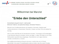 marcrist.ch Webseite Vorschau
