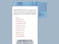 lungenkrebsforum-austria.at Webseite Vorschau