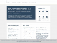 ins.ch Webseite Vorschau
