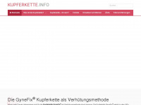 kupferkette.info Webseite Vorschau