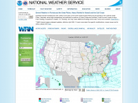 weather.gov Webseite Vorschau