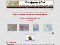 postmarkart.com Webseite Vorschau