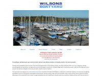 wilsonsboatyard.co.uk Webseite Vorschau