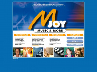 mjoy-music.de Webseite Vorschau