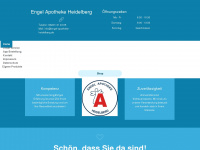 engel-apotheke-heidelberg.de Webseite Vorschau