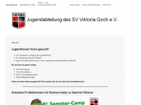 viktoria-jugend.de Webseite Vorschau