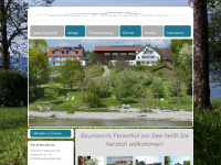 baumanns-ferienhof-am-see.de Webseite Vorschau