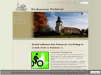 walddorfer-kirchenverein.de Webseite Vorschau