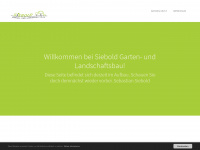 siebold-landschaftsbau.de Webseite Vorschau